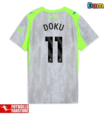 Manchester City Jeremy Doku #11 Tredje Tröja Dam 2025-26 Kortärmad